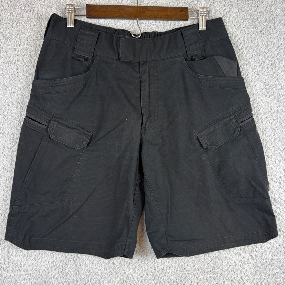 Helikon Tex Shorts Mens 32 Black Urban Tactical Ripstop Cargo Utility Gorpcore